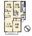 ベルハイツの間取図
