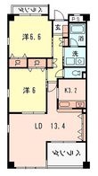 リジェールBの間取図