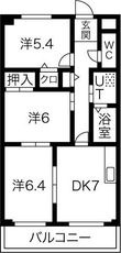 レイクアベニュー白鳥の間取図