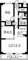 フェリーチェⅠ(フェリーチェワン)の間取図