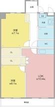 カーロ小坂の間取図