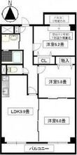 ベルカーサ東山台Ⅰの間取図