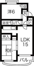 クレスト白鳥の間取図