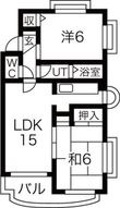クレスト白鳥の間取図