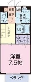クレア上郷の間取図