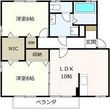 グランドゥールスード A棟の間取図