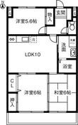 アーバンドエル柏原の間取図
