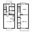 デュープレックス吉川Ⅱの間取図