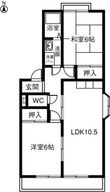 ハーベストＧＯＴＯの間取図