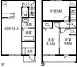 メゾネットS・Rの間取図