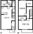 HORTENSIAの間取図