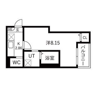 拡大写真:Jack josuiⅠ 3階302の間取り