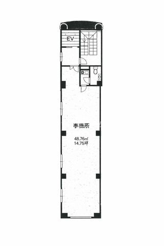 拡大写真:DOビル新町Ⅱ 2階の間取り