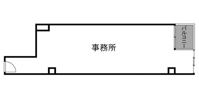 拡大写真:エスエルビル テナント 3階301の間取り