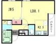 フジパレス須磨鷹取V番館の間取図