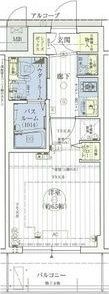神戸市中央区日暮通3丁目の間取図