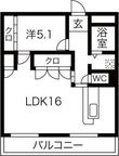 神戸市灘区水道筋6丁目の間取図