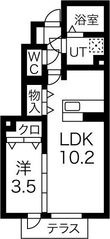 神戸市灘区岩屋中町3丁目の間取図
