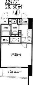 写真:神戸市灘区千旦通2丁目 3階305の間取図