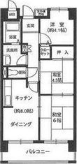 神戸市灘区岩屋北町3丁目の間取図