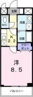 神戸市中央区日暮通1丁目の間取図