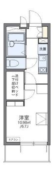 写真：レオパレス新栄4階の間取図