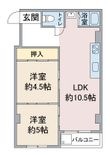 ユタカマンションの間取図
