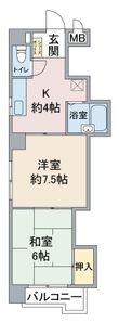 丸和マンションの間取図