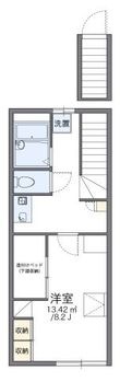 写真:レオパレスグランドール神田 2階203の間取図