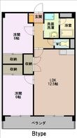 サンメゾンウエストの間取図