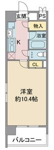 レージュAsanoの間取図