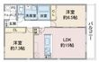 コーポハルラサン 北棟の間取図