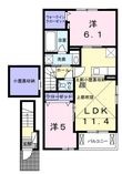 ル・リアンⅡ Eastの間取図