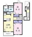 ソレイユⅥの間取図