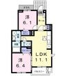 ペピーノの杜の間取図