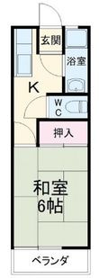 美芳ハイツの間取図