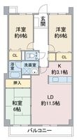 グランハートの間取図