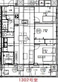 拡大写真:さくらHills ROKUBAN Platinum Residence 13階1302の間取り