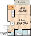 Cherim庄内通Westの間取図