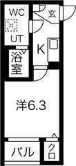 メイクスR矢田Ⅰの間取図