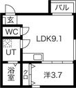 ハーモニーテラス坂井戸の間取図