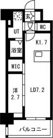 メイクスアート名駅南Ⅳの間取図