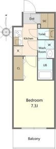 S-RESIDENCE亀島駅前ascent(アセント)の間取図