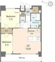 S-RESIDENCE上社南amante(アマンテ)の間取図