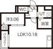 Jack inomoriⅠの間取図