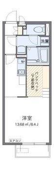 ミランダ万場山Ⅰの間取図