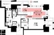 プラウドタワー名駅 1605の間取図