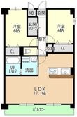 ヒルザコートⅡの間取図