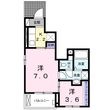 フィオーレⅢの間取図
