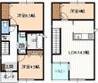 市場木町295KODATEXⅠ-Bの間取図